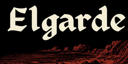 Elgarde Font Poster 1