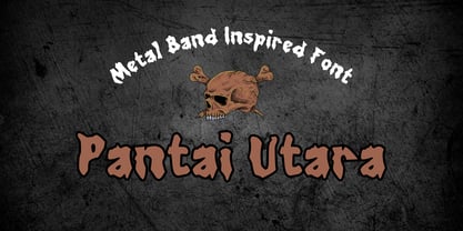 Pantai Utara Font Poster 1