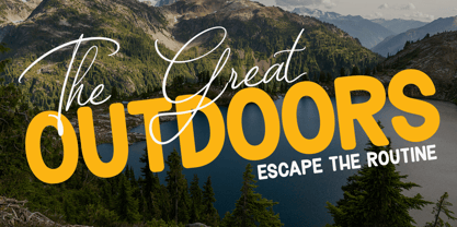 Mostivera Script Font Poster 4
