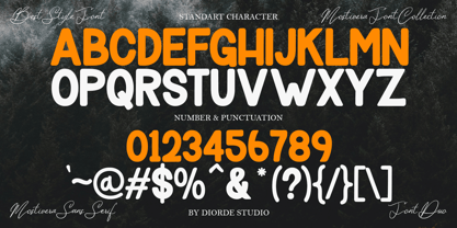 Mostivera Script Font Poster 8