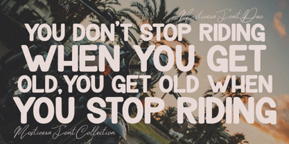 Mostivera Script Font Poster 5