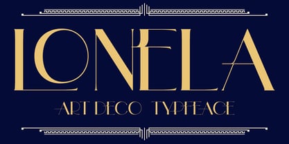 Lonela Font Poster 1