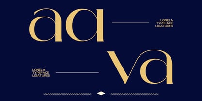 Lonela Font Poster 2