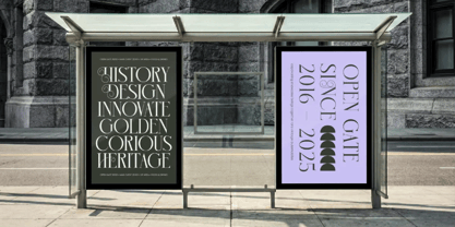 Hidden Midnight Font Poster 4