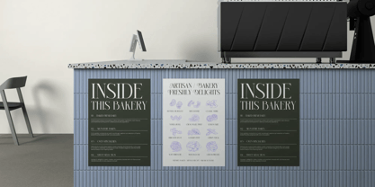Hidden Midnight Font Poster 6