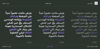 OT Magnet Arabic Font Poster 6