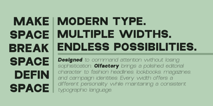 Olfactory Font Poster 3