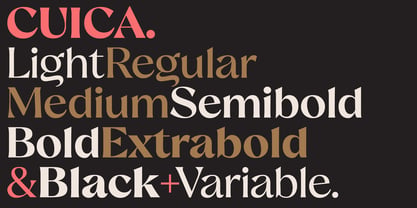 Cuica Font Poster 3