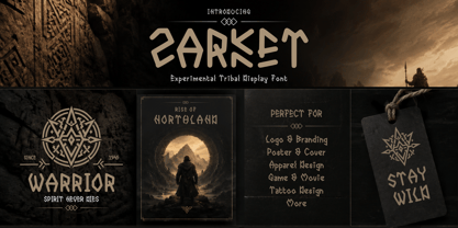 Zarket Font Poster 1