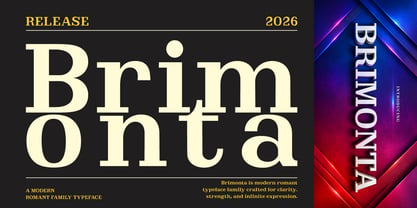 Brimonta Font Poster 1