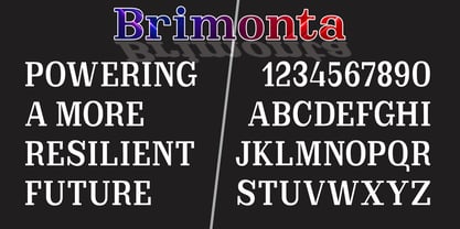 Brimonta Font Poster 5