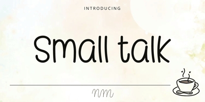 Nm Smalltalk Font Poster 1