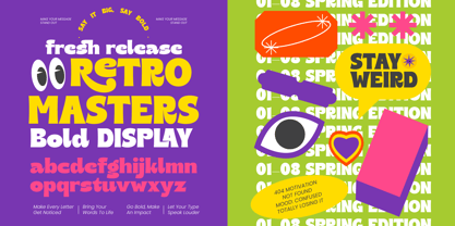 Retro Masters Font Poster 1