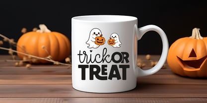 Cutefright Halloween Font Poster 4
