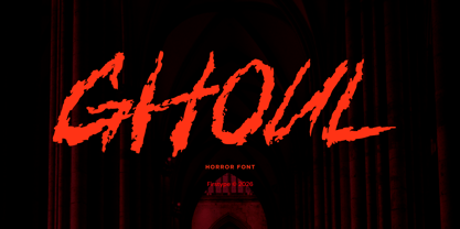 FT Ghoul Font Poster 1