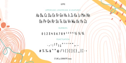 EF Avenzia Font Poster 3