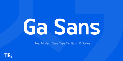 Ga Sans Font Poster 1