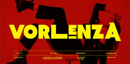 Vorlenza Font Poster 1