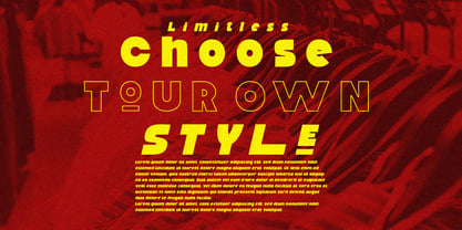 Vorlenza Font Poster 2