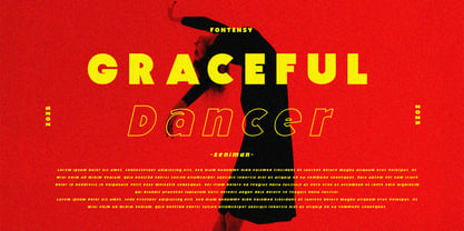 Vorlenza Font Poster 4