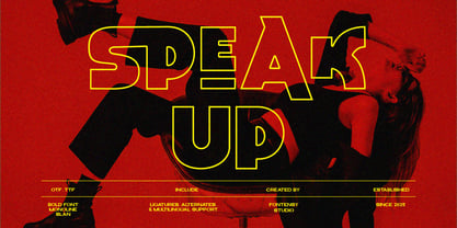 Vorlenza Font Poster 5