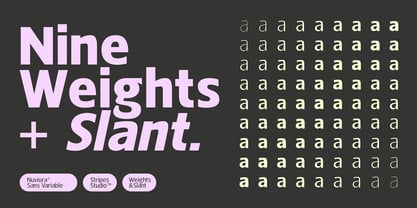 Nuviora Font Poster 2