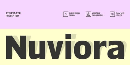 Nuviora Font Poster 1
