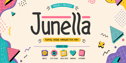 Junella Font Poster 1
