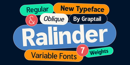 Ralinder Font Poster 1