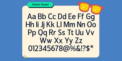 Ralinder Font Poster 10