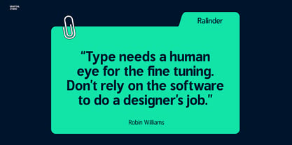 Ralinder Font Poster 9