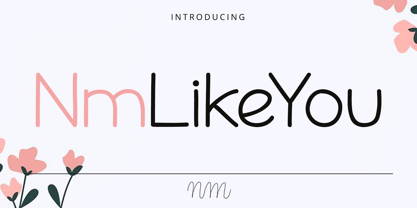 Nm LikeYou Font Poster 1