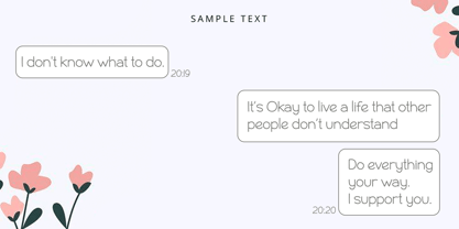 Nm LikeYou Font Poster 5