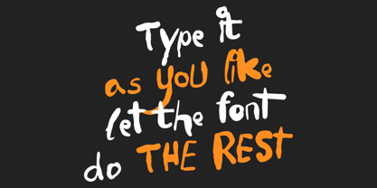 Repeat After Me Font Poster 5