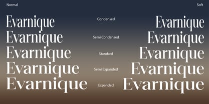Evarnique Font Poster 3