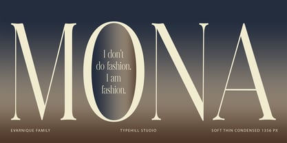 Evarnique Font Poster 7