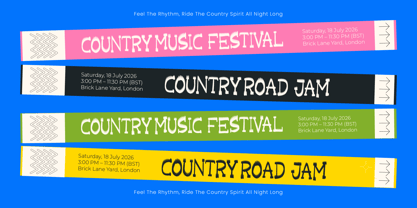 Markers Noise Font Poster 7