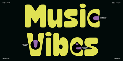 Pilova Font Poster 5