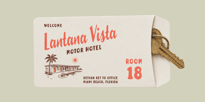 Florida Palms Font Poster 3