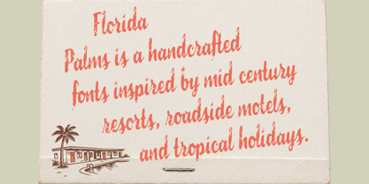 Florida Palms Font Poster 11