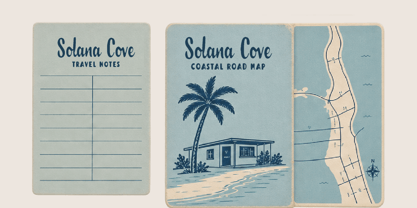Florida Palms Font Poster 6