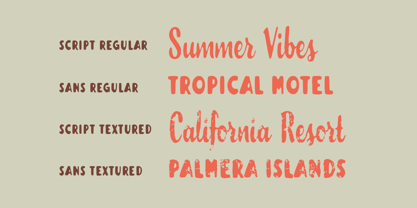 Florida Palms Font Poster 5