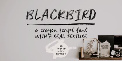 Blackbird Font Poster 1