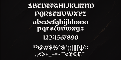 Gaiden Font Poster 8