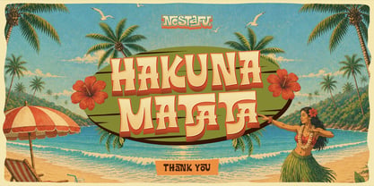 Nestafu Font Poster 12