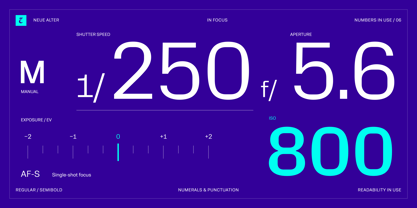 Neue Alter Font Poster 6