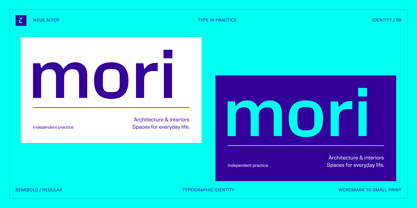 Neue Alter Font Poster 9