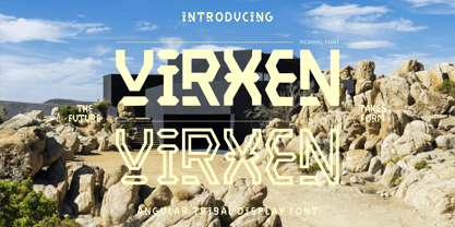 Virxen Font Poster 1
