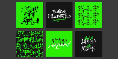 Drift Brush Font Poster 7