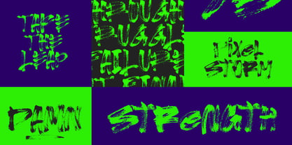 Drift Brush Font Poster 4